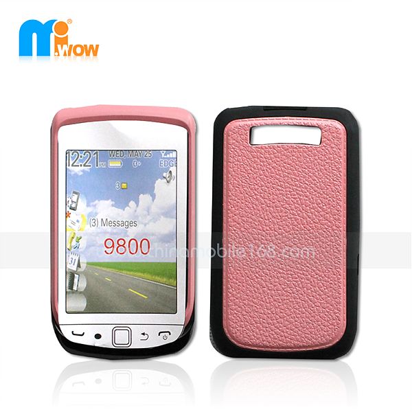 PC + TPU Funda 2 en 1 para Blackberry 9800