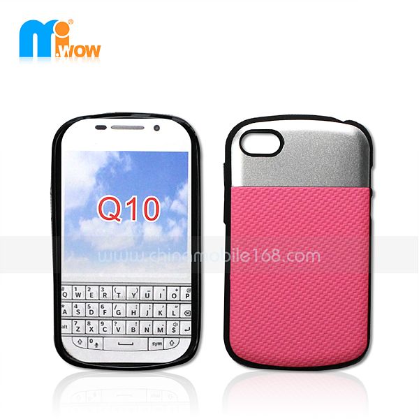 PC + TPU Funda 2 en 1 para Blackberry Q10