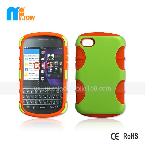 pc+silicon case for Blackberry Q10