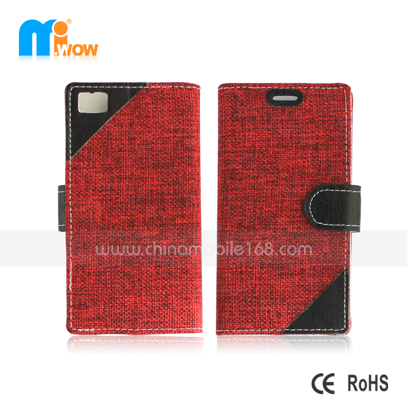 Fashion fabric-like flip cover for Z10