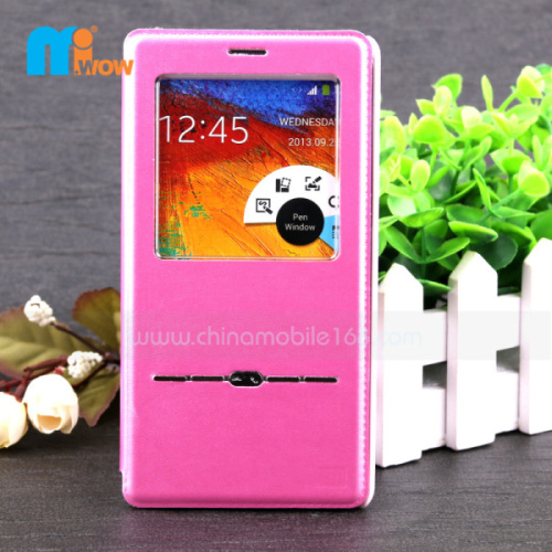 Pink flip cover case for Samsung S5