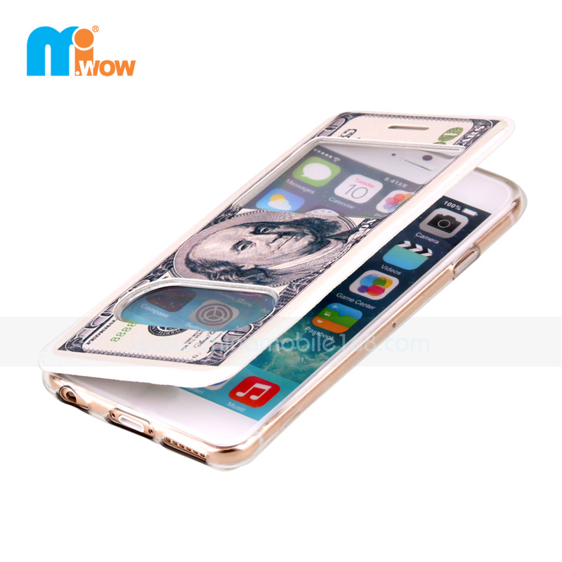 Moda flip cover para Samsung+ iPhone 6