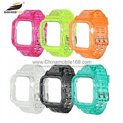 Water resistant clear transparent TPU sport strap