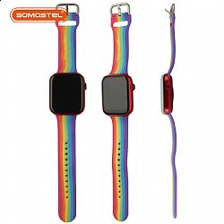 Interchangeable Silicone and Stainless Steel Watch Band for Samsung