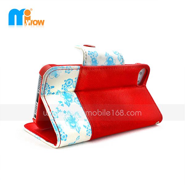pc+pu flip cover for iphone5