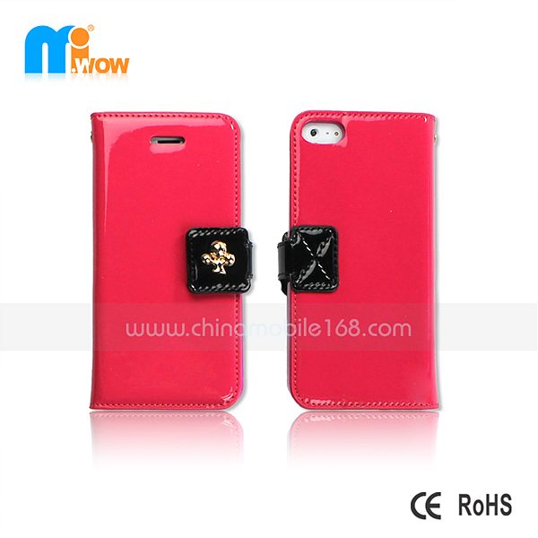 pc+pu flip cover for iPhone5