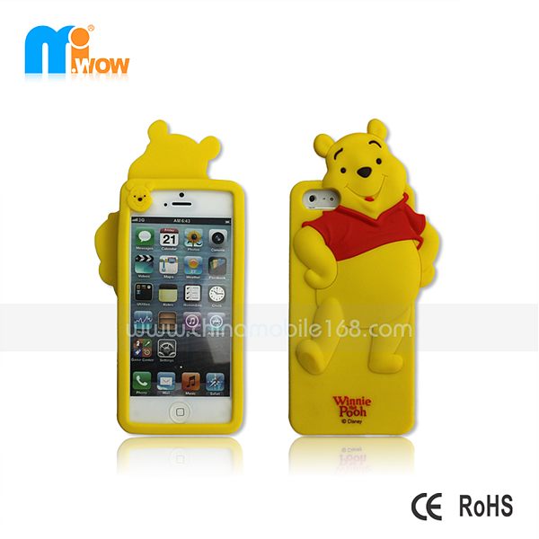 winnie pooh el asa de silicona para iPhone5