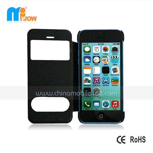 pc + caso protector de la PU para el iphone 5c