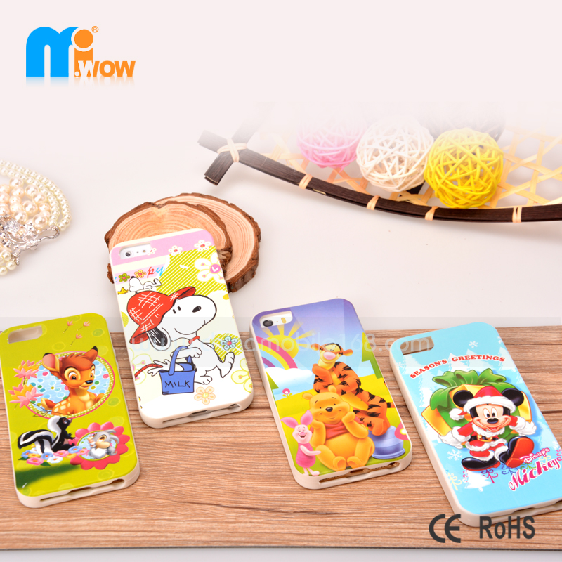 Cartoon Funda de silicona  para Iphone 5S