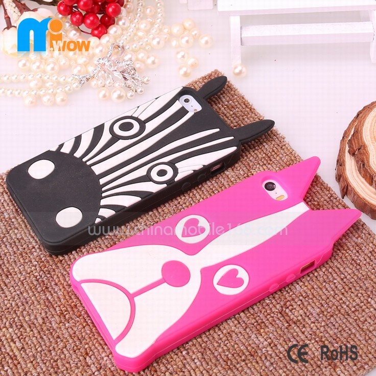 iphone 5S  3D pet dog fun case phone accessories