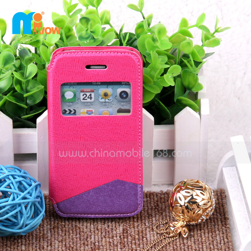 Funda de PC+PU para iPhone 4/4S