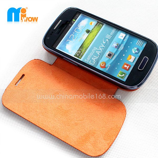 Wallet flip mobile case for samsung galaxy S3 mini i8190