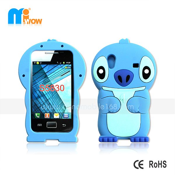 stitch silicon case for Samsung s5830