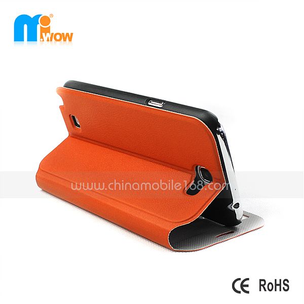 pc+pu handset case for Samsung N7100