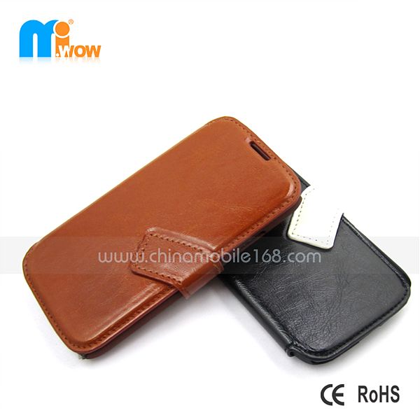 Flip funda de cuero para i9500 samsung galaxy s4