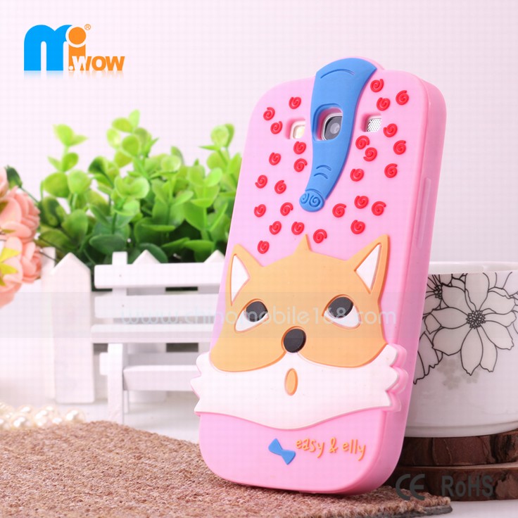 mobile phone case for samsung galaxy S4 silicon case
