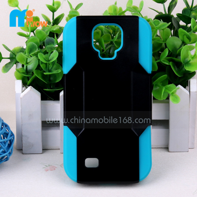 PC+Silicon case for Samsung S4