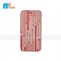 High Quality Line Arrow Pattern PU+TPU Leather Cover Phone Cases for iPhone 6 Plus