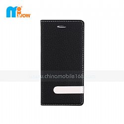 Black Flip PU Leather Magnetic Case For Apple iPhone 6