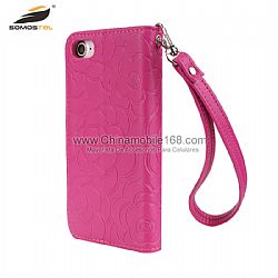 New model embossed flip cover for LG G3/ SONY C5