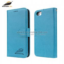 Gran venta funda de cuero de delgada con tapa plegable para Samsung Note8/S8