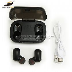 High Quality TWS Earphones Portable Wireless Headphones for Phone / Tablet