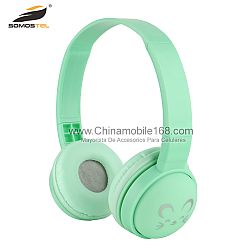 J18 Stylish design headphones with microphone for boys and girls adjusted