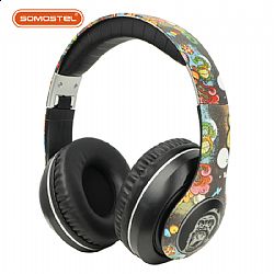 Graffiti Wireless V5.0 headset RGB color lamp earphone