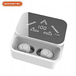 V5.3 Stereo Wireless Headset Sport HD Talk with Digital Display and Power Function