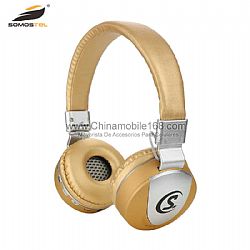 HD stereo on-ear bluetooth headphones with beautiful package