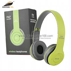Good sound quality P47 wireless headphones with microphone