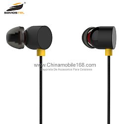 Auriculares magnéticos de interfaz de I-shaped 3.5mm con mando a distancia y micrófono