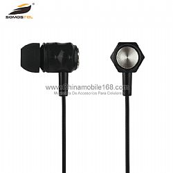 H5 I-shaped 3.5mm interface headphones with remote control and microphone