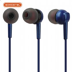 K02 L-shaped 3.5mm interface earphones with remote control and microphone