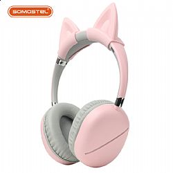 Auriculares BT Cat Ear Wlreiess con luz LED