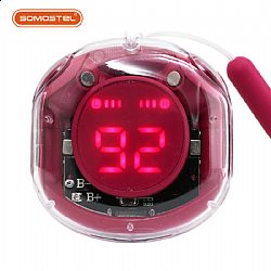 V5.3 Wireless Transparent Design Hifi Stereo with Digital Display TWS Bluetooth Headset