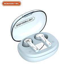 High Quality Transparent Design Bluetooth Headphones Stereo In-Ear Headphones