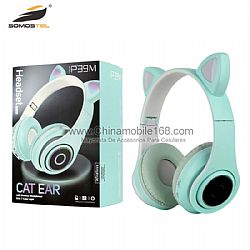 Auriculares inalámbrico V5.0 con orejas de gato plegable