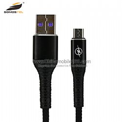 Mayoreo Cable USB 2.1A Serie Colmillo Con Puerto V8 Micro