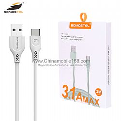 MAYOREO CARGA RÁPIDA Y TRANSMISIÓN RÁPIDA CABLE DE CARGA USB 3.1A