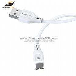 WHOLESALE 3.1A ULTRA RESISTANT LIQUID GEL SILICON DATA CABLE AL POR MAYOR