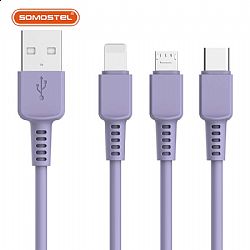 Macaron Color 5V2A PVC usb Cable