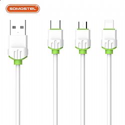 5V2A Double Color PVC usb Cable with boarding