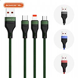 Cable USB de carga rápida de datos SMS-BW12 de 2,4 A