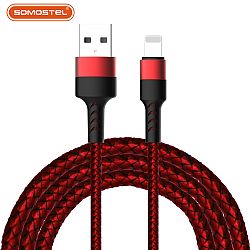 Cable USB de datos de aleación de aluminio de 2,4A