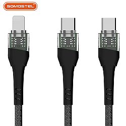 Transparent Crystal PD Fast Charging Cable