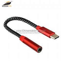 WHOLESALE HEADSET ADAPTER TYPE C TO 3.5MM TO LISTEN TO MUSIC
