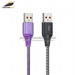 Canbles USB con textura de cebra para V8 / I5 / Tipo-C