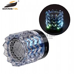 Portable Wireless Speaker Card plug with LED Night Lights