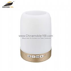 Wireless bluetooth led stereo with pen holder